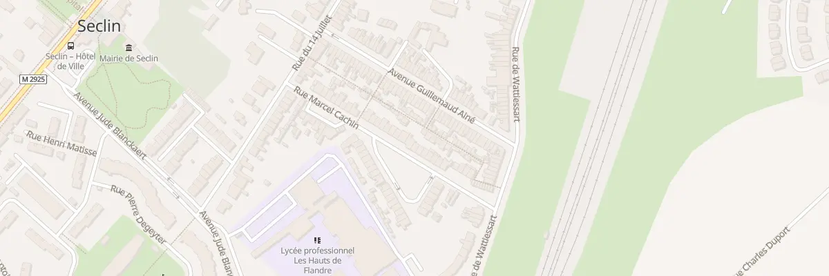 Plan du 33 Rue Marcel Cachin à Seclin