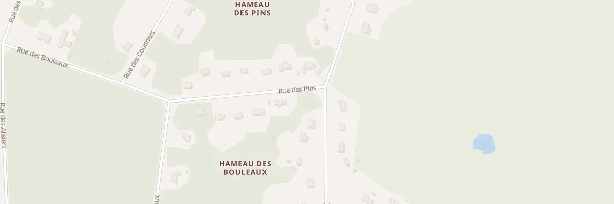 Plan du 1258 Rue des Alisiers à Saint-Hilaire-les-Andrésis