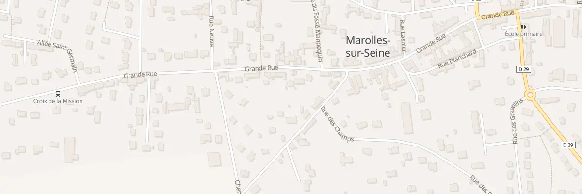 Plan du 69 Grande Rue à Marolles-sur-Seine