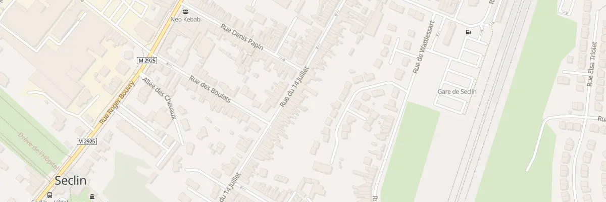 Plan du 99B Rue du Quatorze Juillet à Seclin