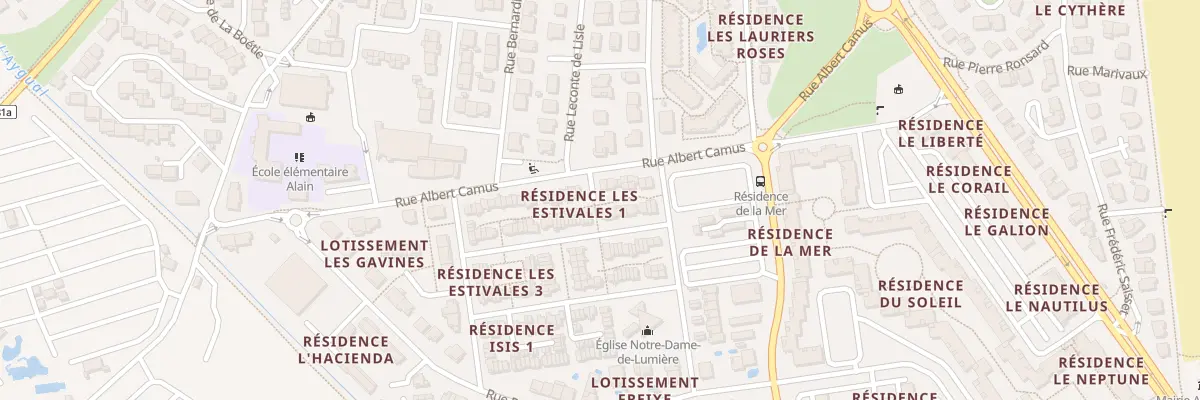 Plan du 9001 Res Les Estivales I à Saint-Cyprien
