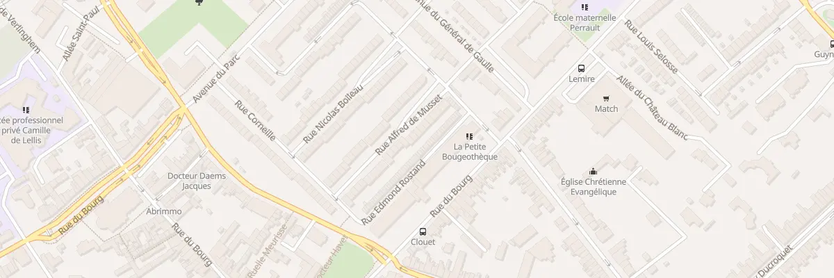 Plan du 34 Rue Alfred De Musset à Lambersart