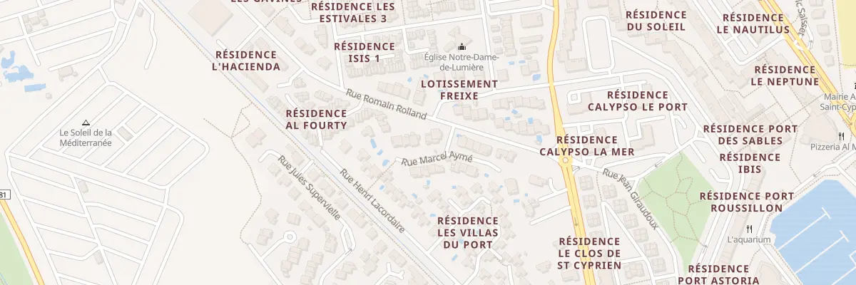 Plan du 4 Rue Marcel Ayme à Saint-Cyprien