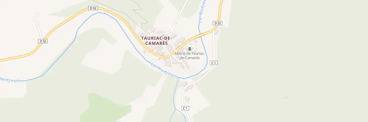 Plan du 5003 Tauriac de Camares à Tauriac-de-Camarès