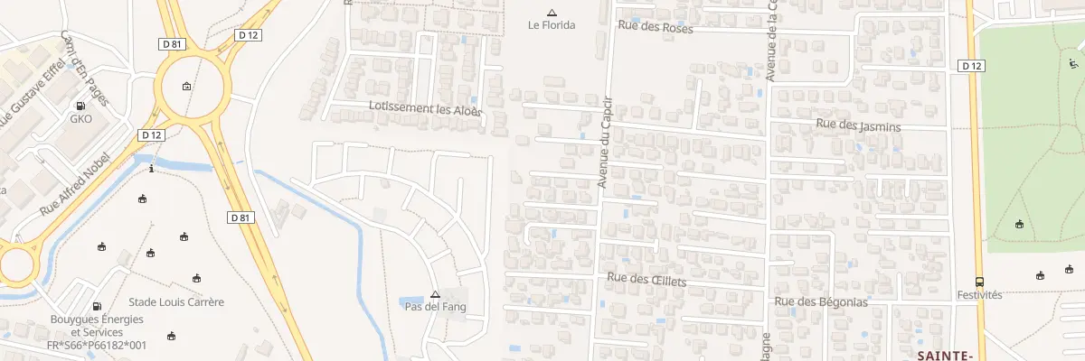 Plan du 4 All des Mufliers à Sainte-Marie-la-Mer