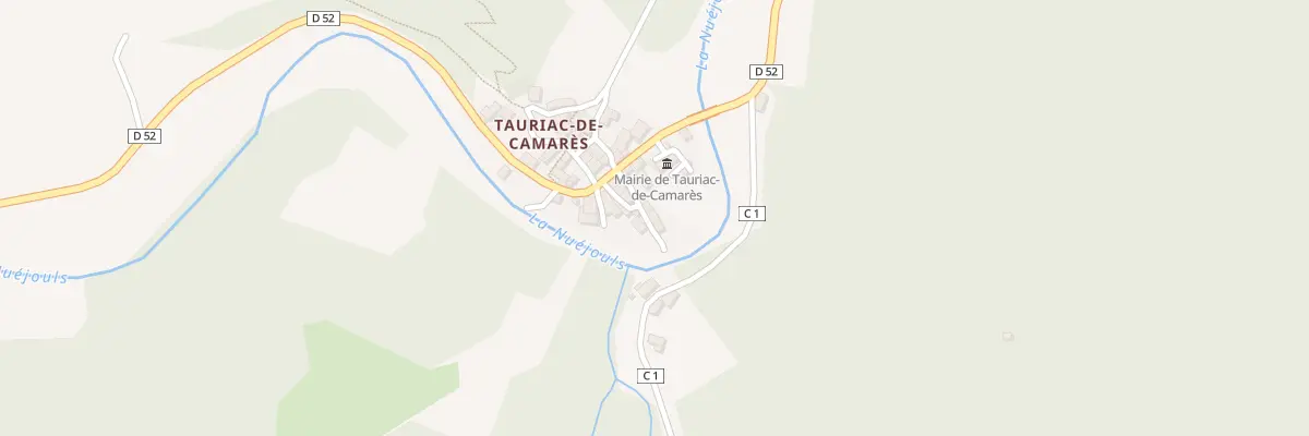 Plan du 5004 Tauriac de Camares à Tauriac-de-Camarès