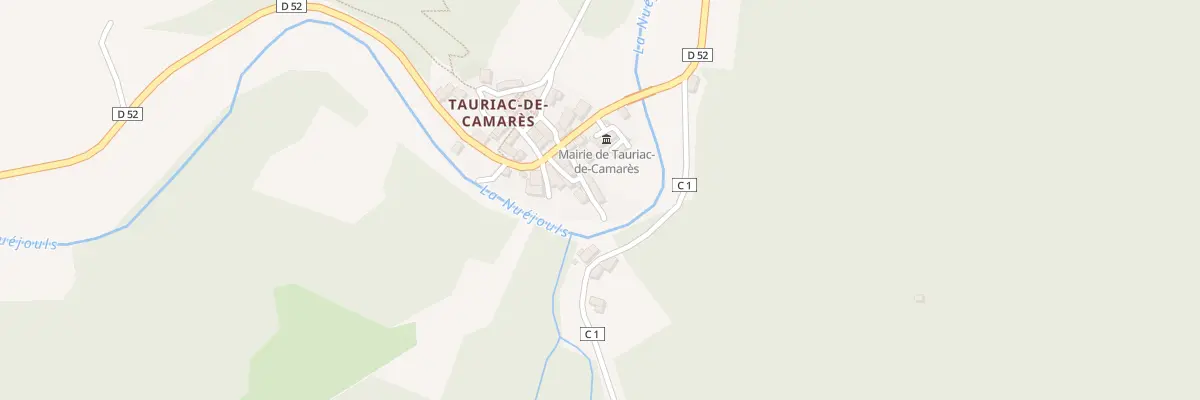Plan du 5004A Tauriac de Camares à Tauriac-de-Camarès
