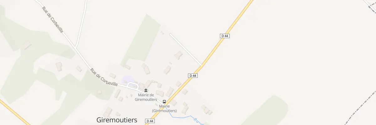 Plan du 5B Rue de Pierrelevée à Giremoutiers