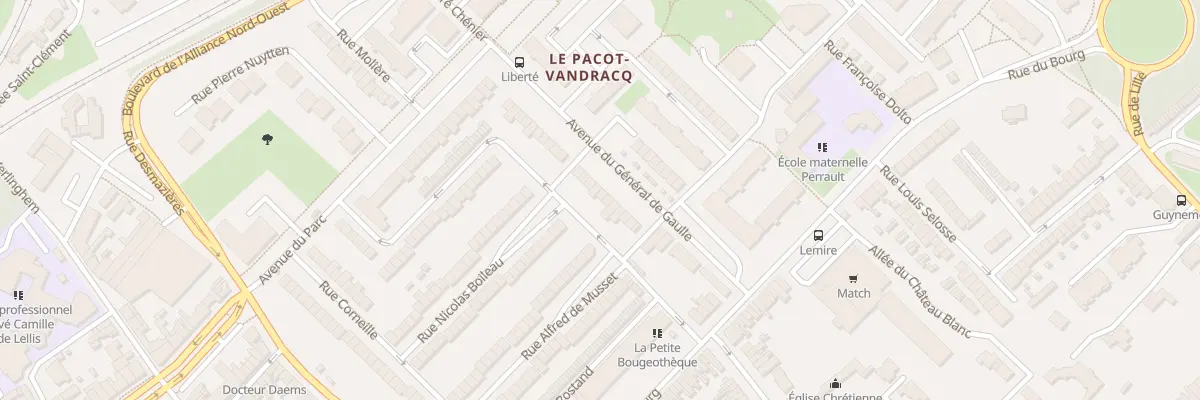 Plan du 25 Av du Général De Gaulle à Lambersart