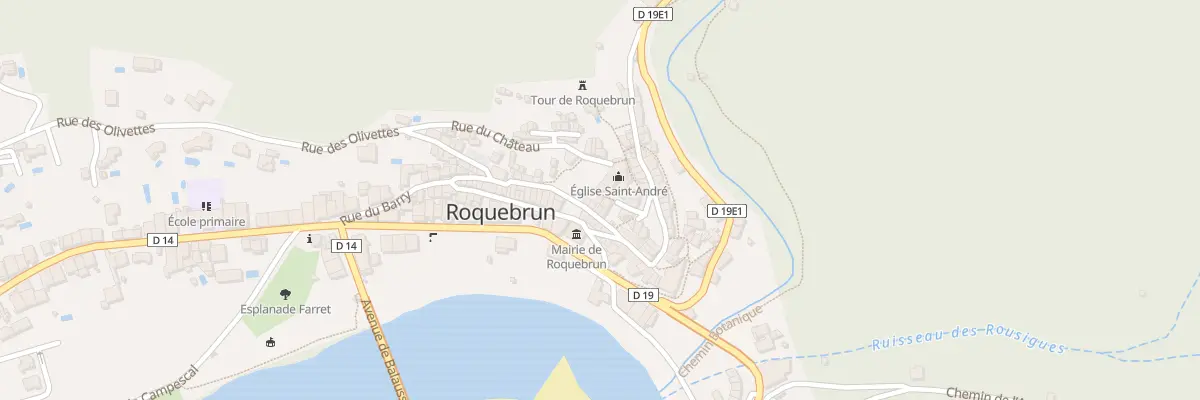 Plan du 5557 Rle du Chemin de Ronde à Roquebrun