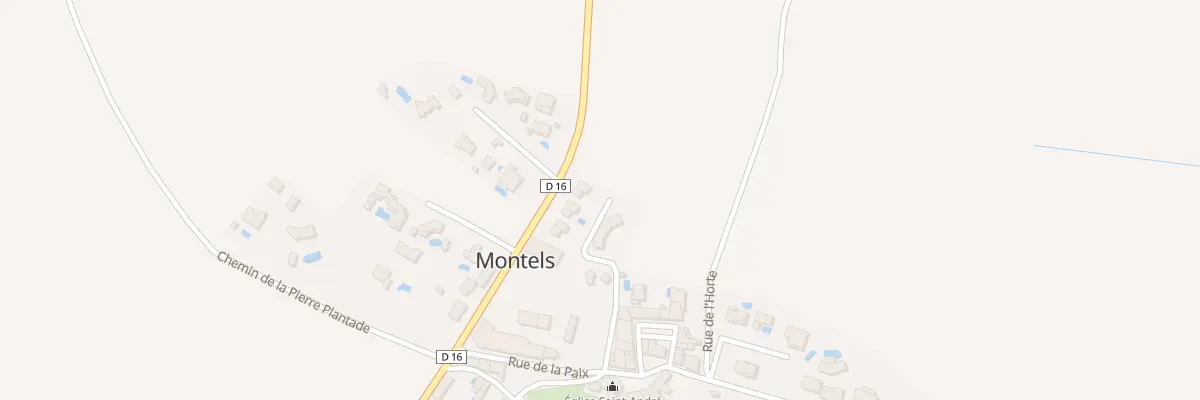 Plan du 3 Rue de Castellas à Montels