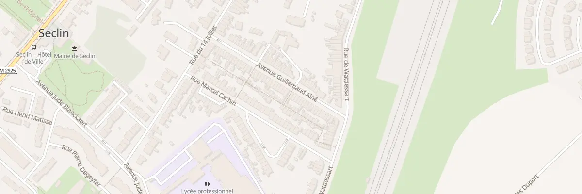 Plan du 33 Av Guillemaud à Seclin