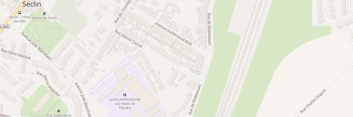 Plan du 43 Rue Marcel Cachin à Seclin