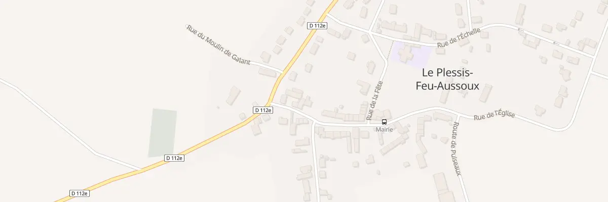 Plan du 3 Rue de l’Eglise au Plessis-Feu-Aussoux