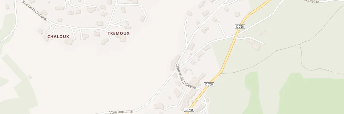 Plan du 26 Che de Bellevue à Orcines