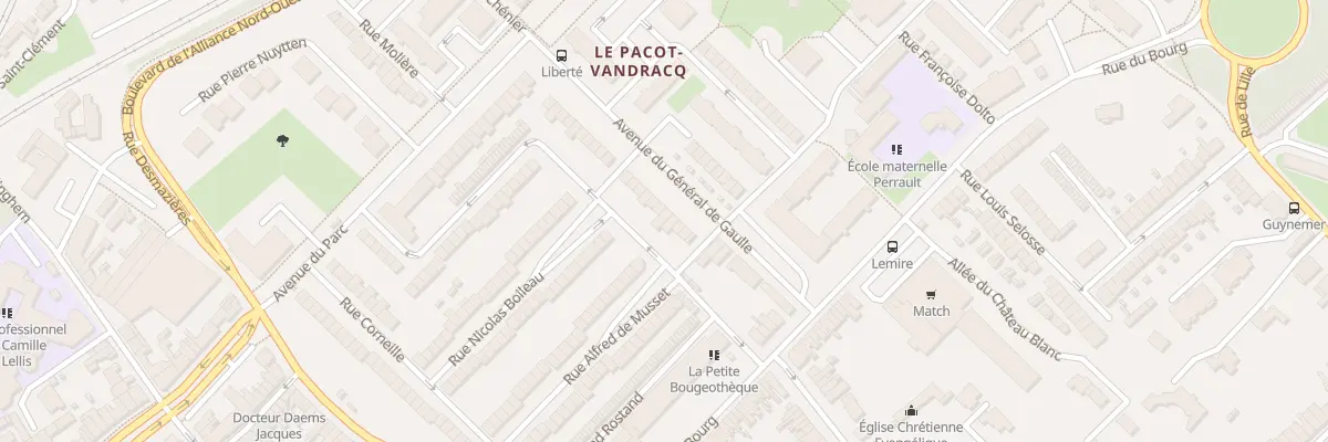 Plan du 21 Av du Général De Gaulle à Lambersart