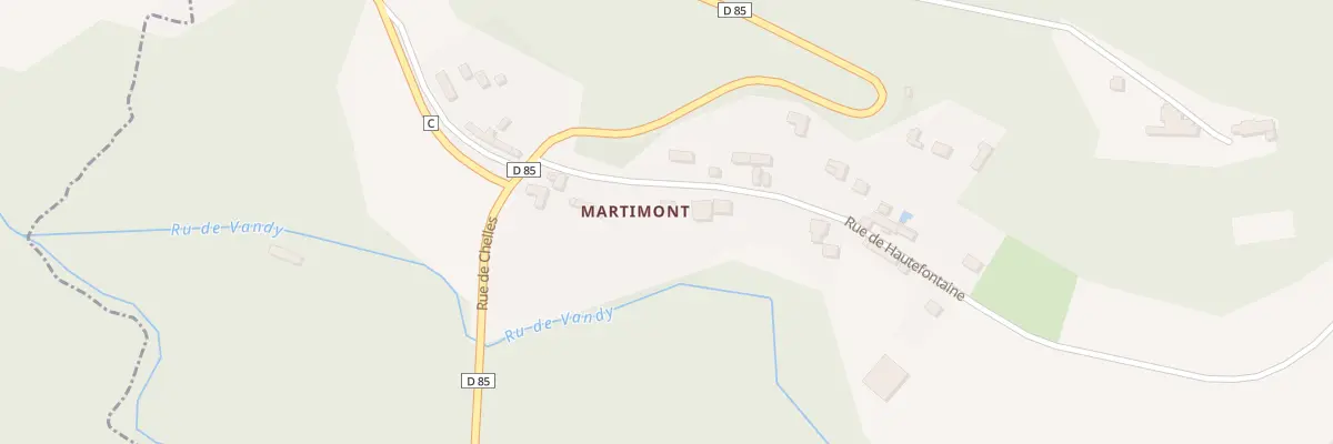 Plan du 6 Rue de Hautefontaine à Croutoy