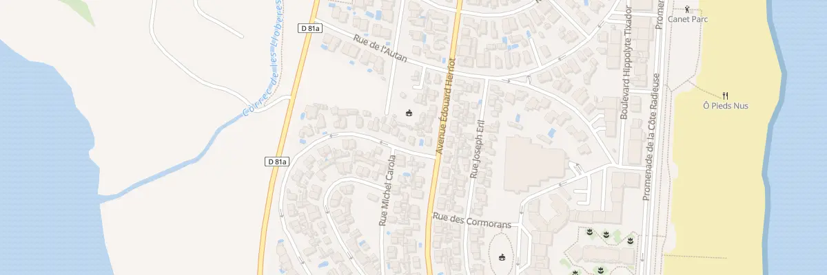 Plan du 2 Rue Miailhes à Canet-en-Roussillon