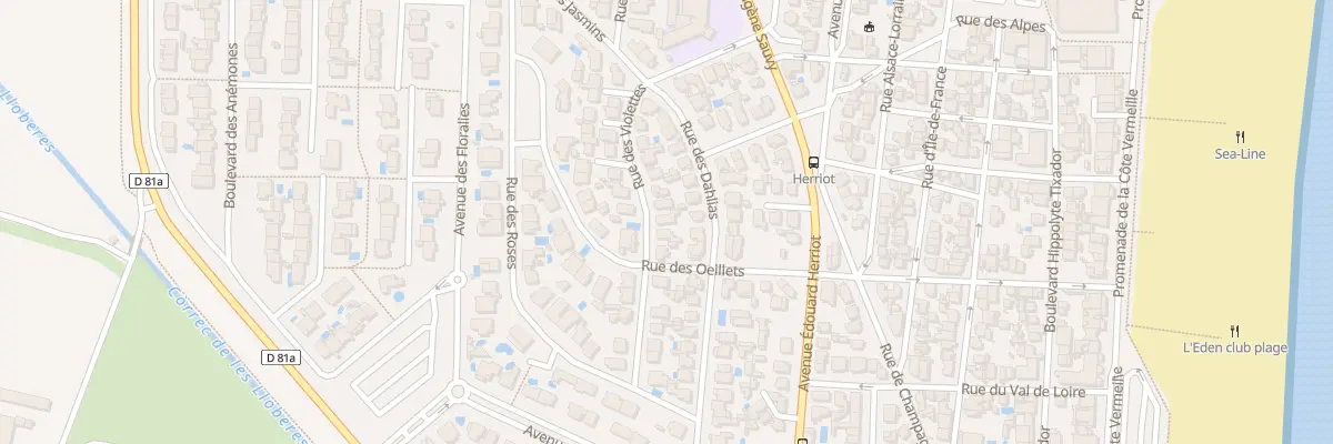 Plan du 15 Rue des Violettes à Canet-en-Roussillon