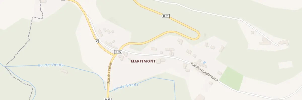Plan du 1 Rue de Hautefontaine à Croutoy