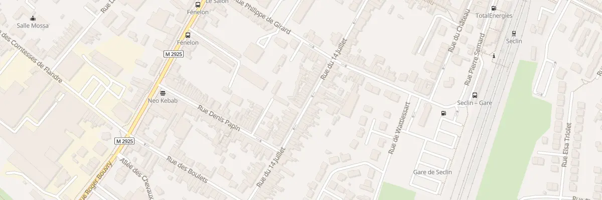 Plan du 54 Rue du Quatorze Juillet à Seclin