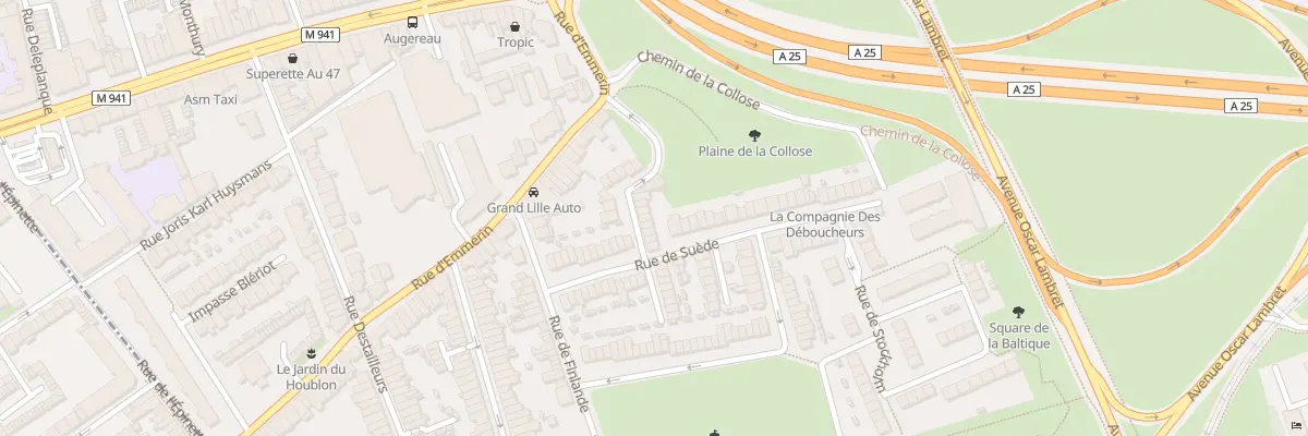 Plan du 7 Imp d’Islande à Lille