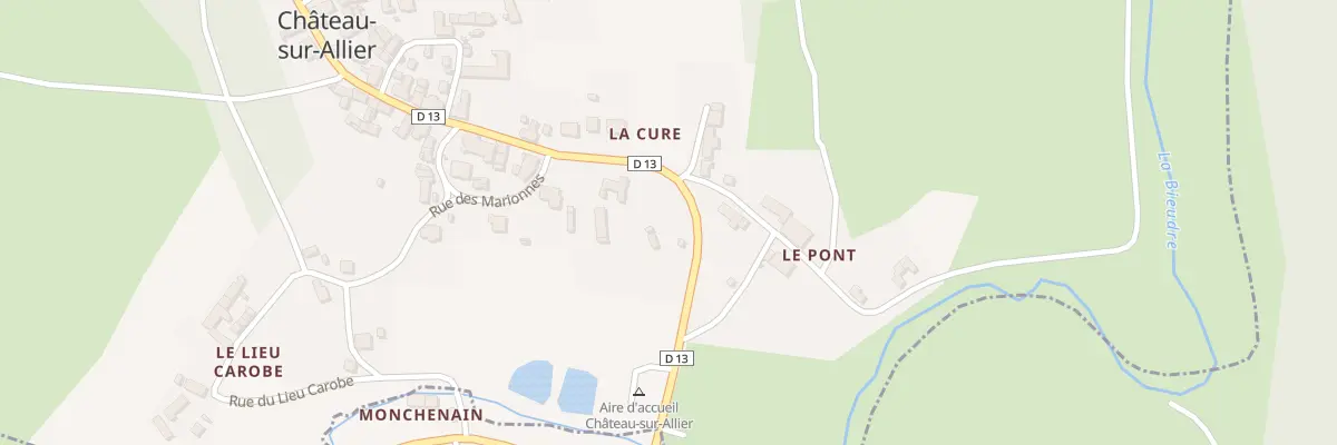 Plan du 1 Rte du Bourbonnais à Château-sur-Allier