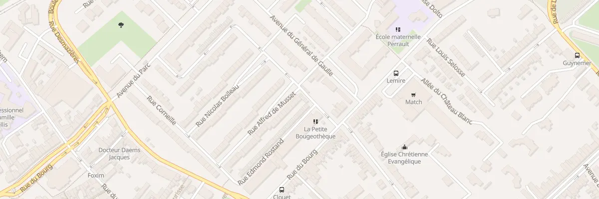 Plan du 50 Rue Alfred De Musset à Lambersart