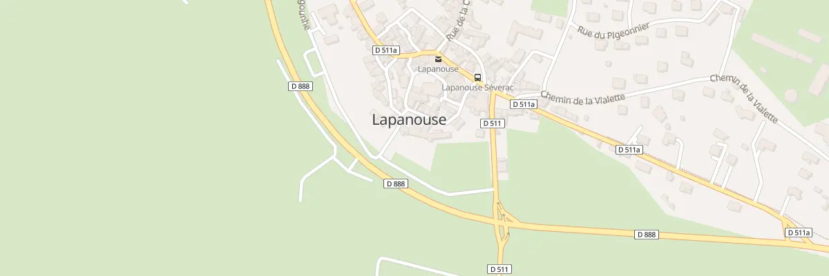 Plan du 7 Rue Abbe Bergounhe à Sévérac d’Aveyron