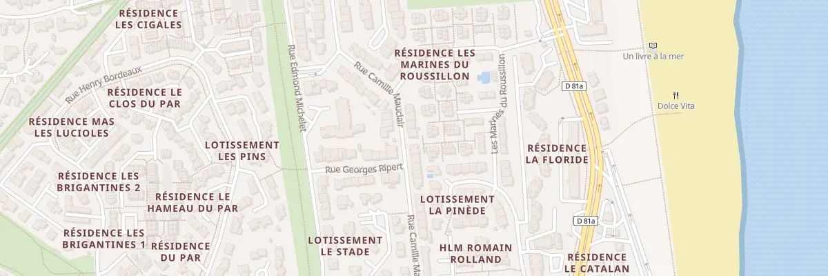 Plan du 22 Rue Camille Mauclair à Saint-Cyprien