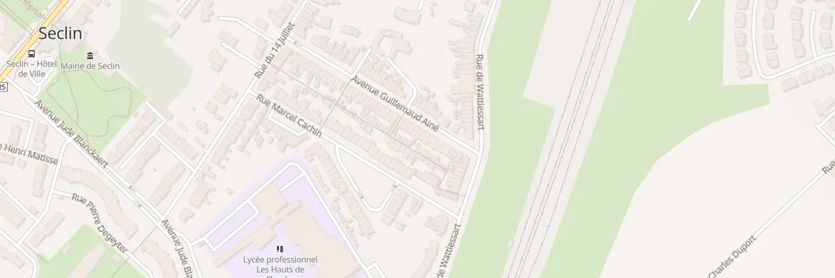 Plan du 23 Av Guillemaud à Seclin