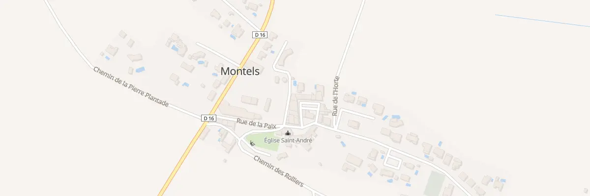 Plan du 5109F Pl de la Fontaine à Montels