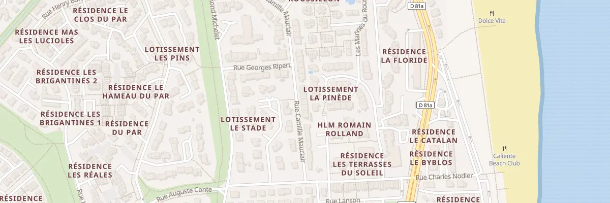 Plan du 6 Rue Camille Mauclair à Saint-Cyprien