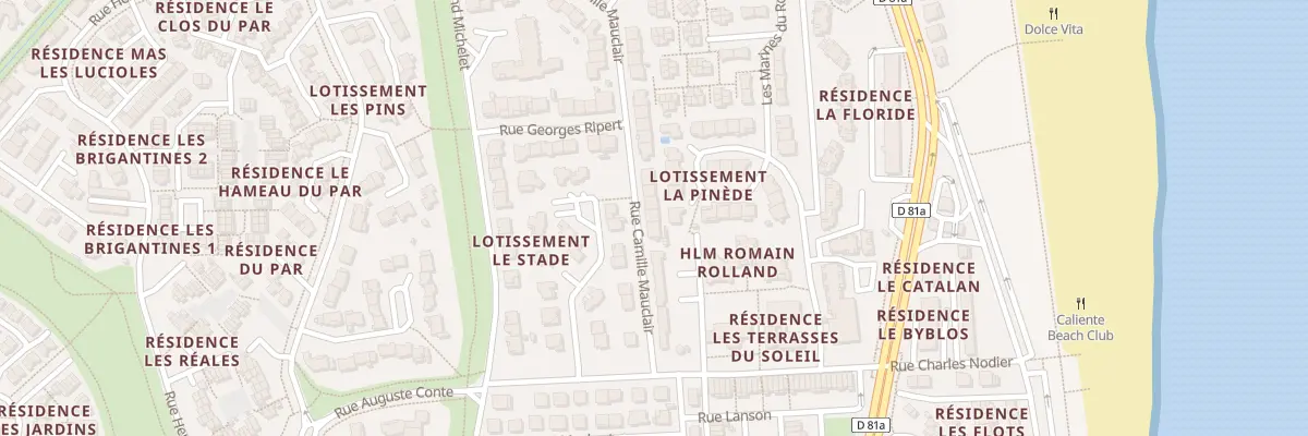 Plan du 3 Rue Camille Mauclair à Saint-Cyprien