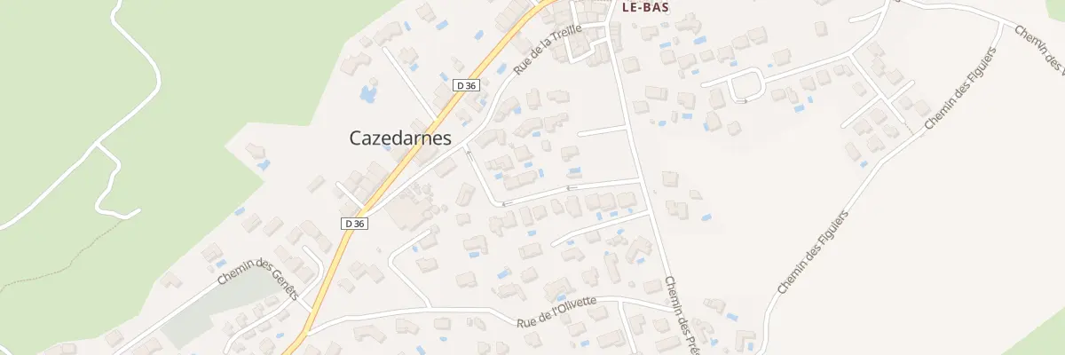 Plan du 5545F Camp d’En Frances à Cazedarnes