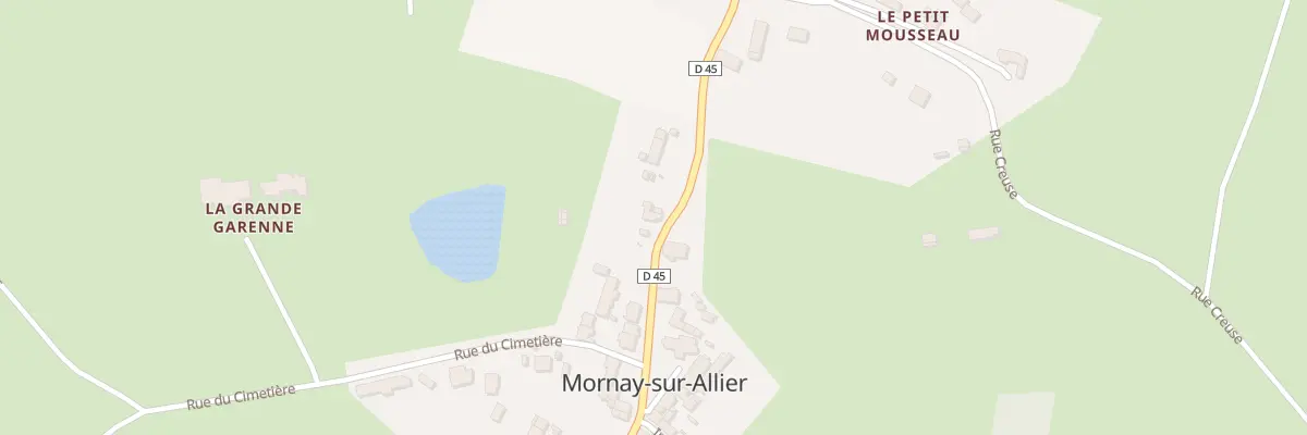 Plan du 31 Rue des Ecoles à Mornay-sur-Allier