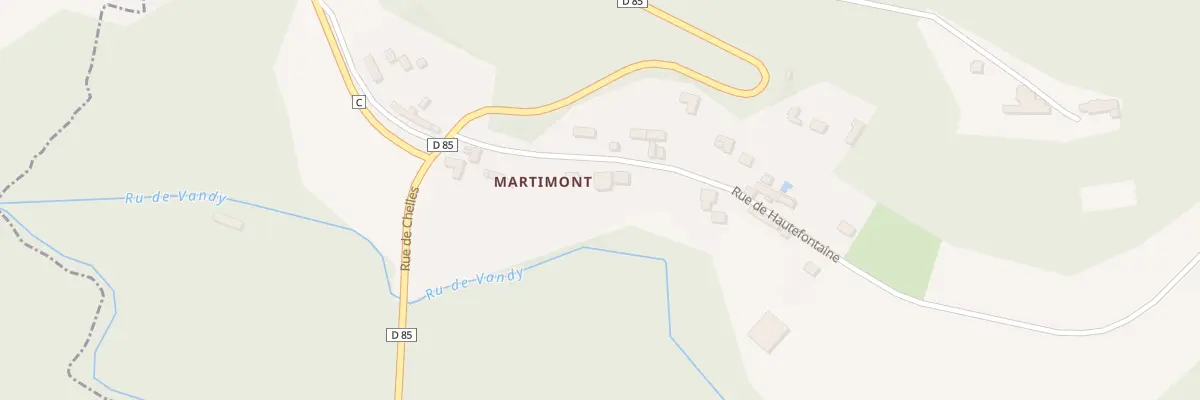 Plan du 8 Rue de Hautefontaine à Croutoy