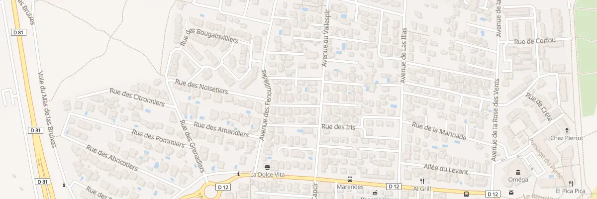 Plan du 4 All des Acacias à Sainte-Marie-la-Mer