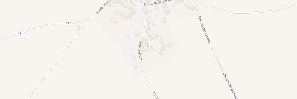Plan du 2 Imp des Aubepines à Pougny