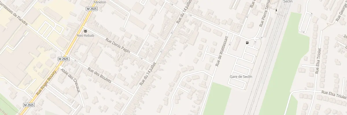 Plan du 81 Rue du Quatorze Juillet à Seclin