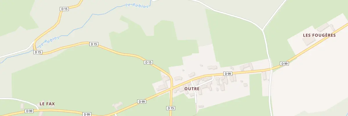 Plan du 5221 Outre à Marcillat