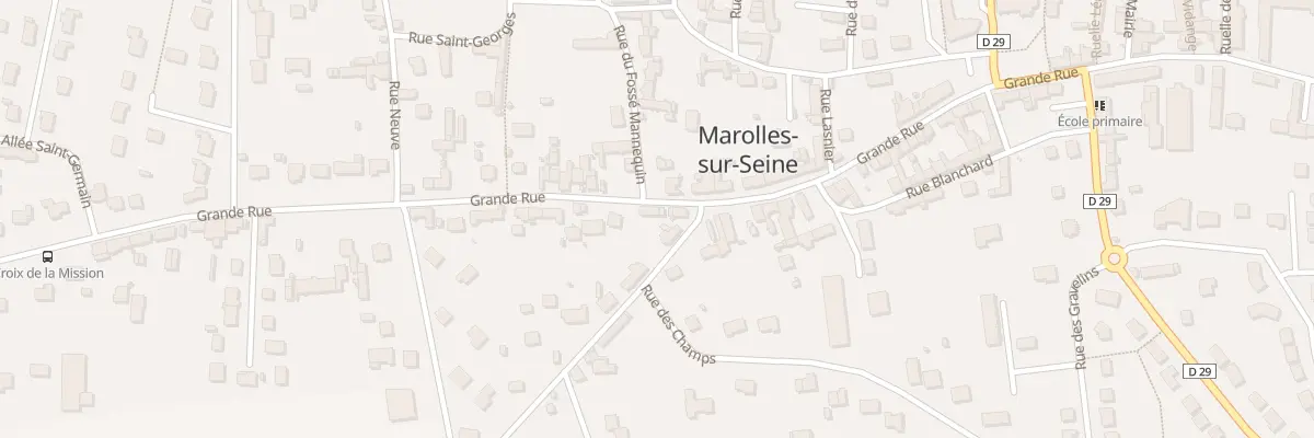 Plan du 65 Grande Rue à Marolles-sur-Seine