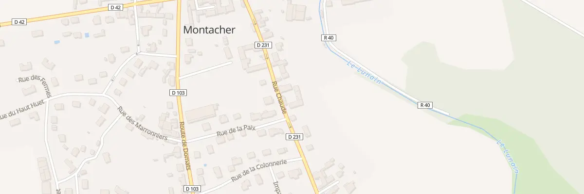 Plan du 5327 Rue Chaude à Montacher-Villegardin