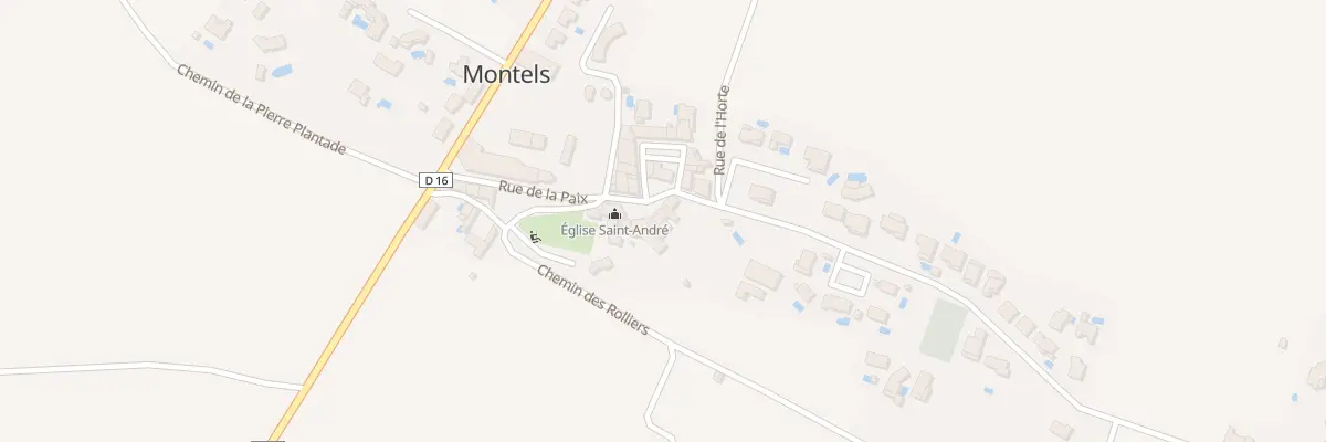 Plan du 8 Pl de l’Eglise à Montels