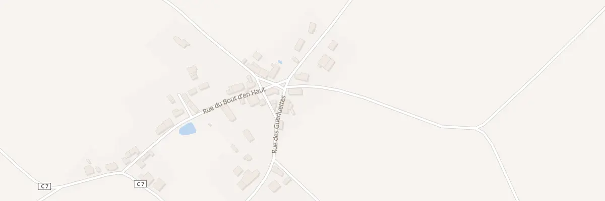Plan du 10 Rue des Guerluettes à Pougny