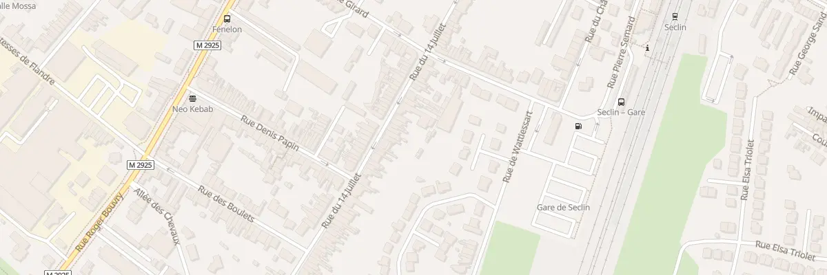 Plan du 73 Rue du Quatorze Juillet à Seclin