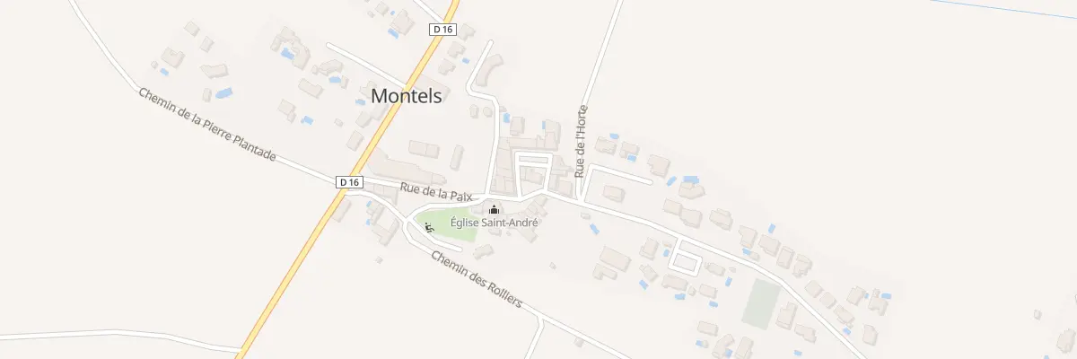 Plan du 11 Pl de l’Eglise à Montels
