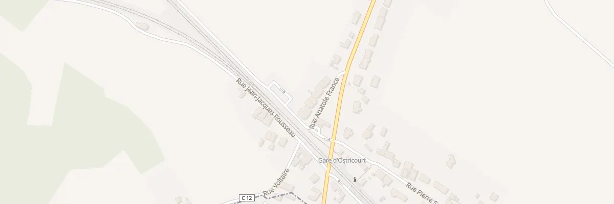 Plan du 734 Rue Anatole France à Ostricourt