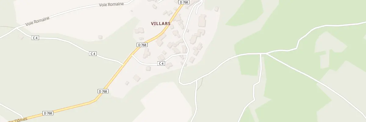 Plan du 6 All des Hirondelles - Villars à Orcines