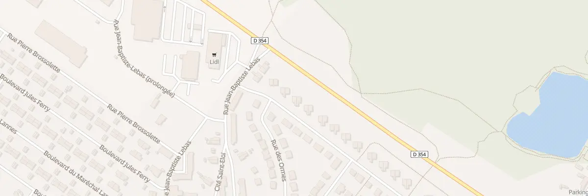 Plan du 499 Rue des Platanes à Ostricourt